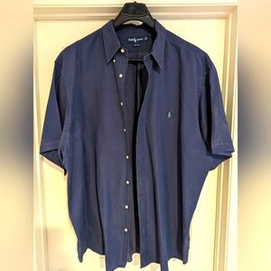 Polo Silk / Linen Short Sleeve 3XB